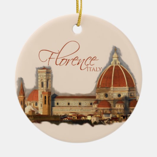 Florence, Italy: Duomo Keramisch Ornament (Voorkant)