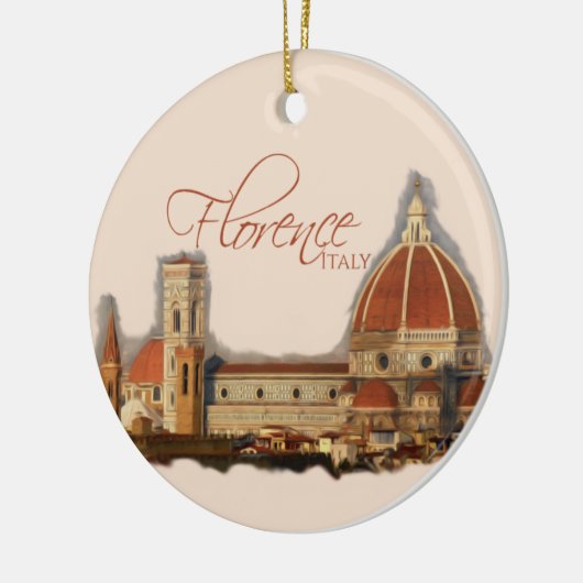 Florence, Italy: Duomo Keramisch Ornament (Links)