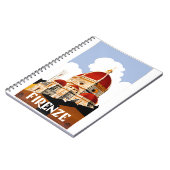 Florence Italy Duomo Travel Poster 1930 Notitieboek (Linkerzijde)