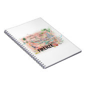 Florence Italy Illustrated Map with Landmarks Notitieboek (Rechterzijde)