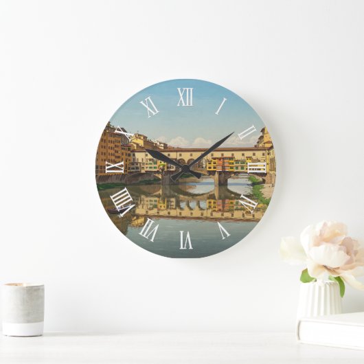 Florence Italy Ponte Vecchio Wall Clock Grote Klok (Huis)