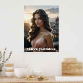 FLORENCE - ITALY POSTER (Keuken)