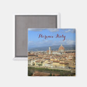 Florence Italy skyline Travel Magnet (Voorkant / Achterkant)