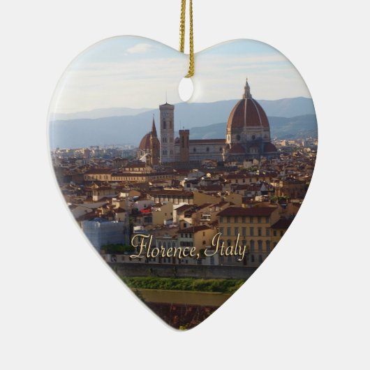 Florence Italy Travel Keepomwille Keramisch Ornament (Rechts)