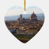 Florence Italy Travel Keepomwille Keramisch Ornament (Voorkant)