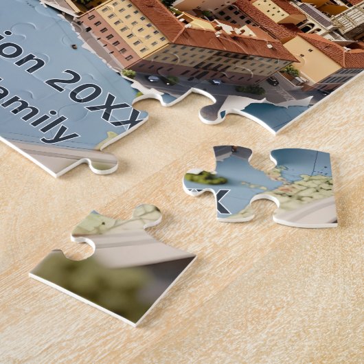 Florence Italy Vacation Trip Souvenir Map  Legpuzzel (Zijkant)