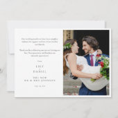 Florence Italy Watercolor Wedding Photo Bedankkaart (Achterkant)