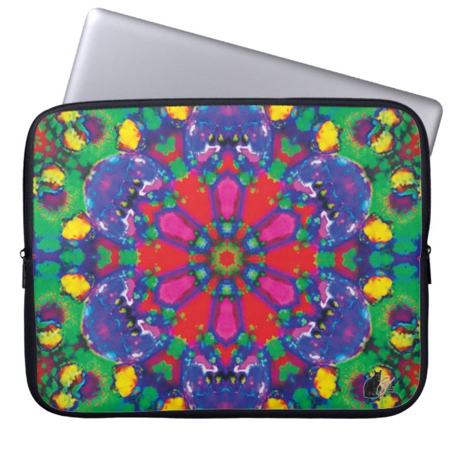 Florence Kaleidoscope-laptophoes Laptop Sleeve (Voorkant)