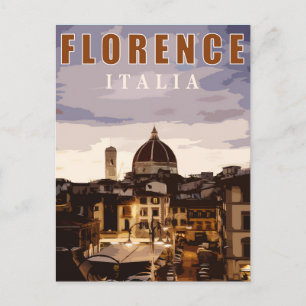 Florence kathedraal zomer touring Italië Briefkaart