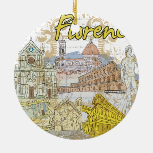 Florence Keramisch Ornament (Achterkant)