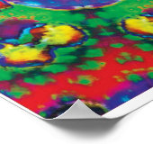 Florence Kinestische Collage Kaleidoscoop Poster (Hoek)