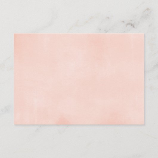 Florence klinkt roze witte florale douche informatiekaartje (Achterkant)