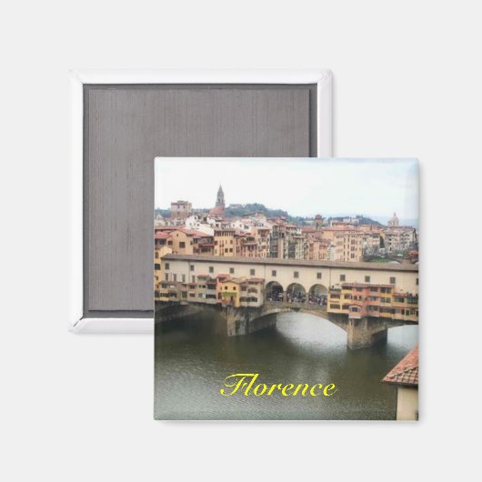Florence koelkast magneet (Voorkant / Achterkant)
