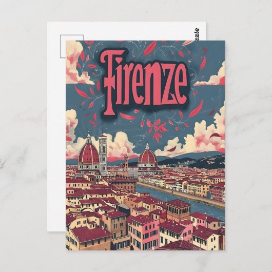 Florence kunst briefkaart (Voorkant / Achterkant)