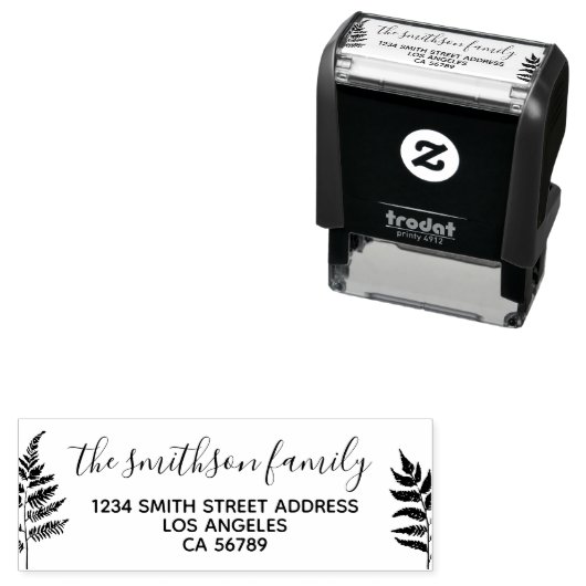 Florence Lijst Botanical Signature Tree Zelfinktende Stempel (In situ)