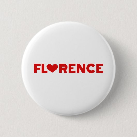 Florence Love Ronde Button 5,7 Cm (Voorkant)