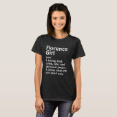 Florence Meisje AZ Arizona Grappige Stad Home Root T-shirt (Voorkant volledig)