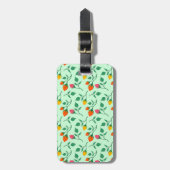 Florence met gekleurde rozen bloemen bagagelabel (Voorkant verticaal)