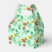 Florence met gekleurde rozen bloemen bedankdoosjes (Voorkant Zijde)