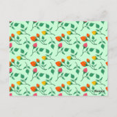 Florence met gekleurde rozen bloemen briefkaart (Achterkant)