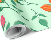 Florence met gekleurde rozen bloemen cadeaupapier (Rol Hoek)