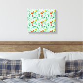 Florence met gekleurde rozen bloemen canvas afdruk (Insitu (Slaapkamer))