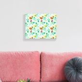 Florence met gekleurde rozen bloemen canvas afdruk (Insitu (Woonkamer))