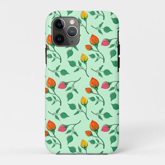 Florence met gekleurde rozen bloemen Case-Mate iPhone case (Achterkant)