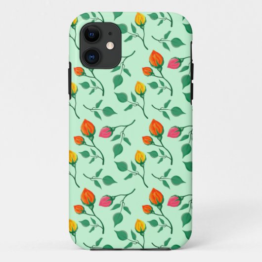 Florence met gekleurde rozen bloemen Case-Mate iPhone case (Achterkant)