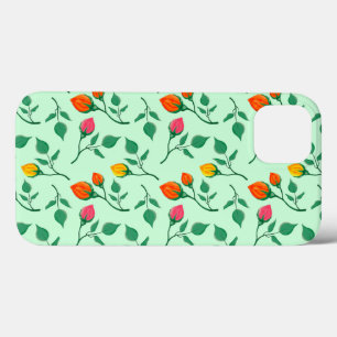 Florence met gekleurde rozen bloemen Case-Mate iPhone case