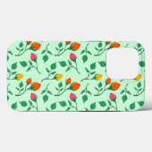 Florence met gekleurde rozen bloemen Case-Mate iPhone case (Achterkant (horizontaal))