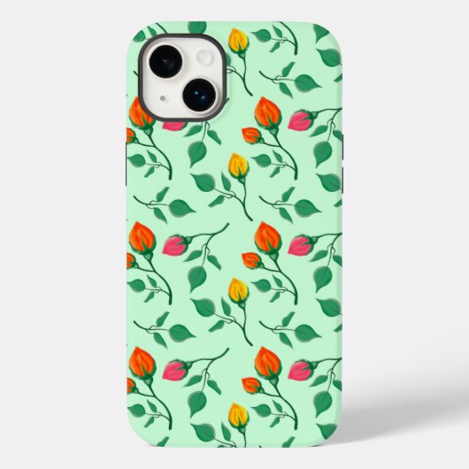 Florence met gekleurde rozen bloemen Case-Mate iPhone case (Achterkant)