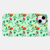Florence met gekleurde rozen bloemen Case-Mate iPhone case (Achterkant (horizontaal))