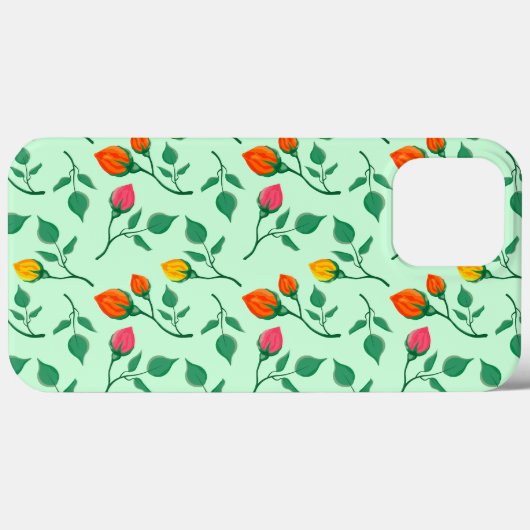 Florence met gekleurde rozen bloemen Case-Mate iPhone case (Achterkant (horizontaal))