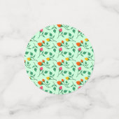 Florence met gekleurde rozen bloemen confetti (Kleine voorkant)