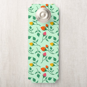 Florence met gekleurde rozen bloemen deurhanger