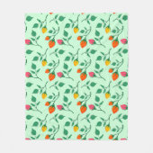 Florence met gekleurde rozen bloemen fleece deken (Voorkant)