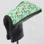 Florence met gekleurde rozen bloemen golfheadcover (3/4 voorkant)