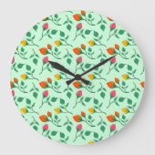 Florence met gekleurde rozen bloemen grote klok (Voorkant)