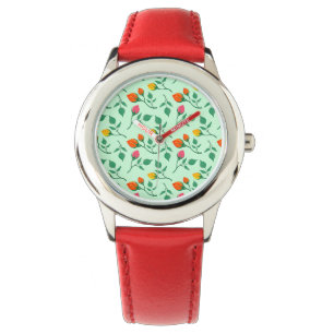 Florence met gekleurde rozen bloemen horloge