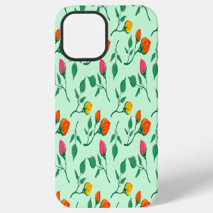 Florence met gekleurde rozen bloemen iPhone 12 pro max hoesje