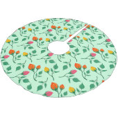 Florence met gekleurde rozen bloemen kerstboom rok (Gekanteld)