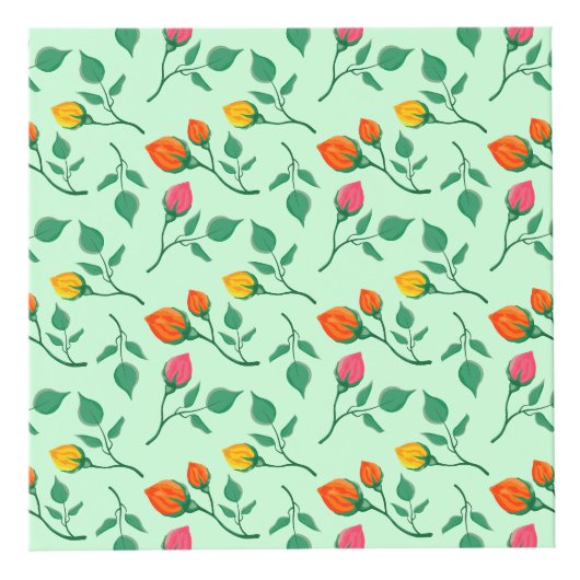 Florence met gekleurde rozen bloemen kubus (Rechts)