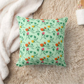 Florence met gekleurde rozen bloemen kussen (Deken)