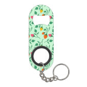 Florence met gekleurde rozen bloemen mini flessenopener (Achterkant)