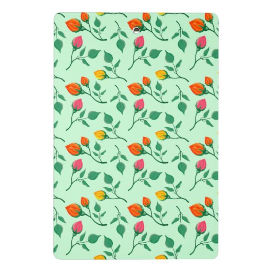 Florence met gekleurde rozen bloemen mini klembord (Achterkant)