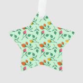 Florence met gekleurde rozen bloemen ornament (achterkant)