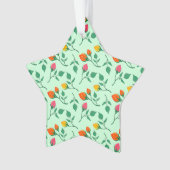 Florence met gekleurde rozen bloemen ornament (voorkant)