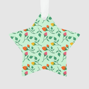 Florence met gekleurde rozen bloemen ornament
