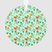 Florence met gekleurde rozen bloemen ornament (achterkant)